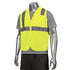 Class 2 Polyester Reflective Tape Safety Vest With Pocket | Safety yellow